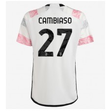 Juventus Andrea Cambiaso #27 Bortatröja 2023-24 Korta ärmar